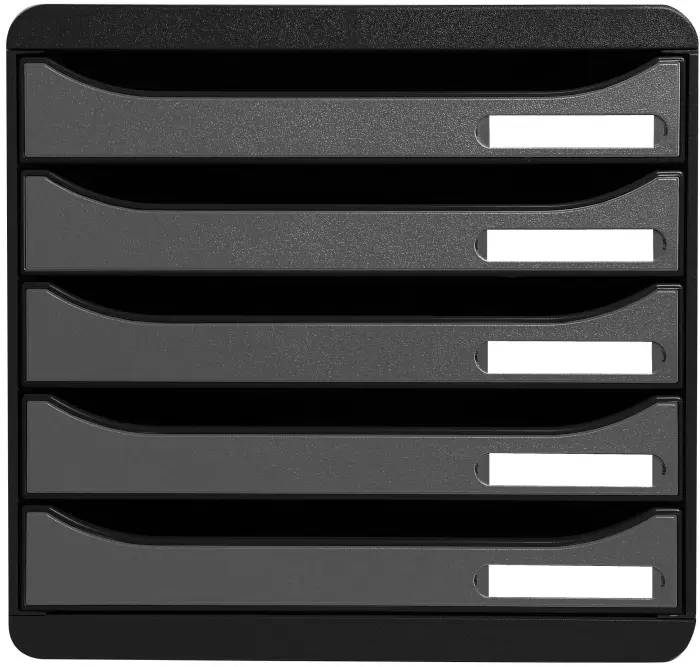 Module de classement Big Box Plus 5 tiroirs Metallic - Argent