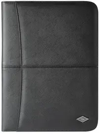 WEDO Chemise de conférence Accento, A4, similicuir, noir