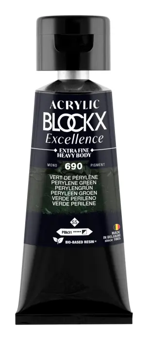 Peinture acrylique extra-fine fine tube 75ml - Vert de pérylène - New