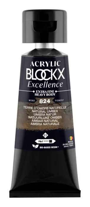 Peinture acrylique extra-fine fine tube 75ml - Terre d'ombre naturelle - New