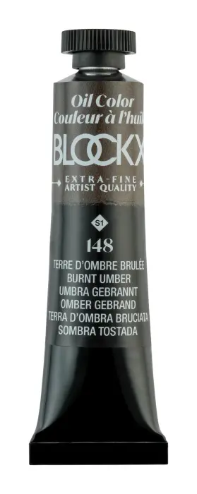 Peinture à l'huile extra-fine tube 20ml - Terre d'Ombre Brulée