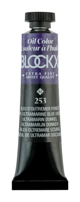 Peinture à l'huile extra-fine tube 20ml - Bleu d'outremer foncé
