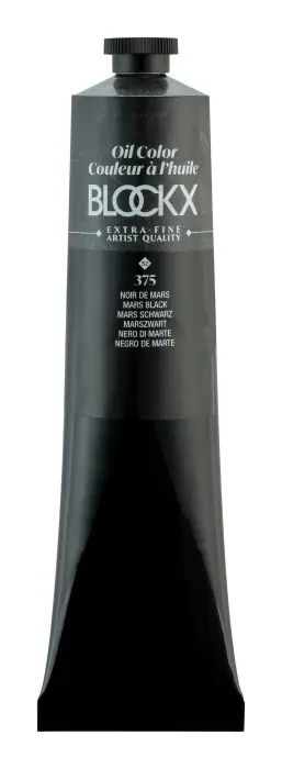 Peinture à l'huile extra-fine tube 200ml - Noir de mars