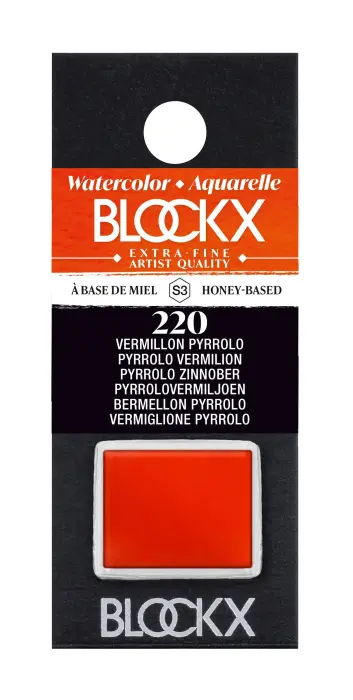 Aquarelle extra-fine demi-godet - Vermillon pyrrolo