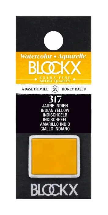 Aquarelle extra-fine demi-godet - Jaune indien