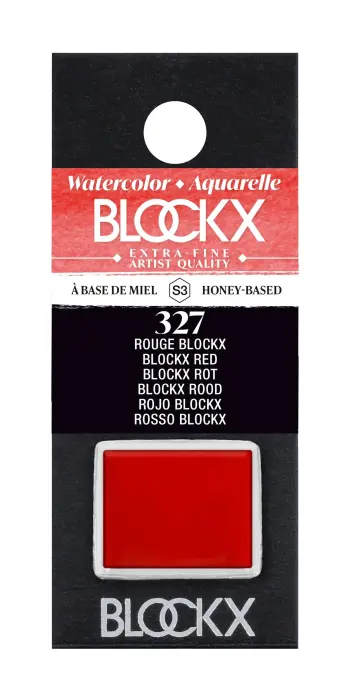 Aquarelle extra-fine demi-godet - Rouge blockx