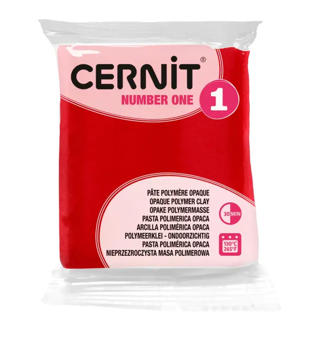 Cernit n°1 56 g Rouge xmas - Rouge X-mas