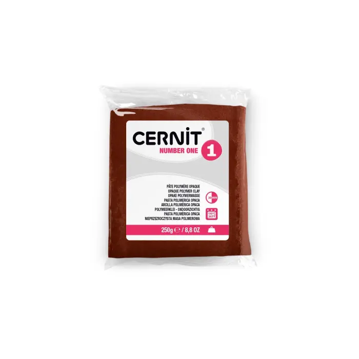 Cernit n°1 250 g Brun - Brun