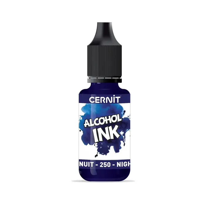 Cernit encre à l'alcool 20 ml Bleu nuit - Bleu nuit