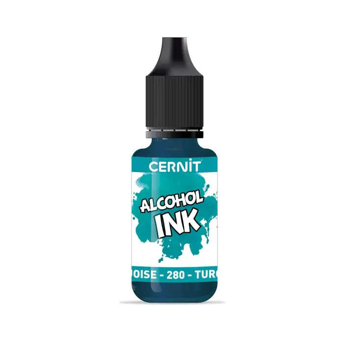 Cernit encre à l'alcool 20 ml bleu Turquoise - Bleu turquoise
