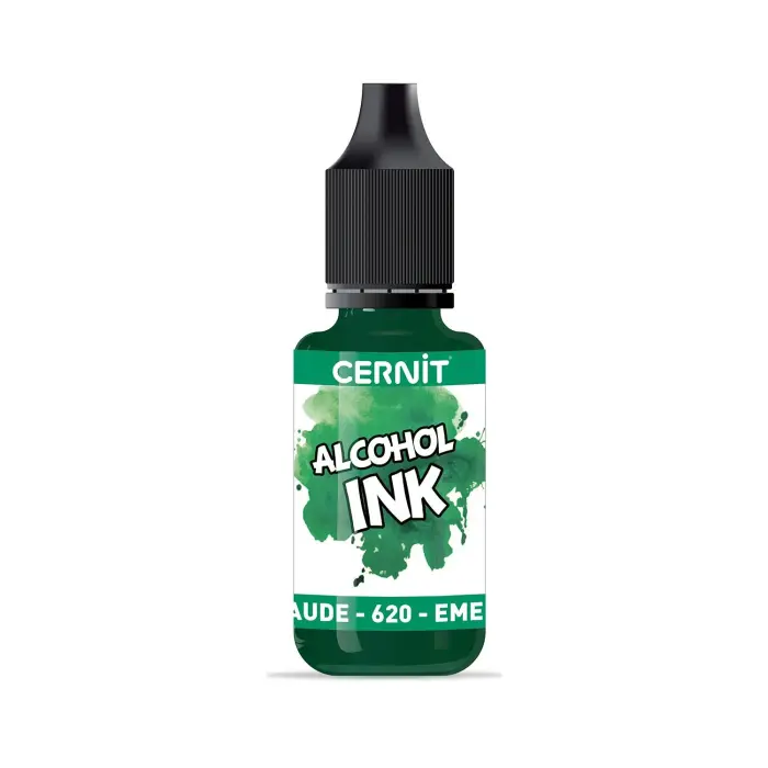 Cernit encre à l'alcool 20 ml Vert émeraude - Vert émeraude