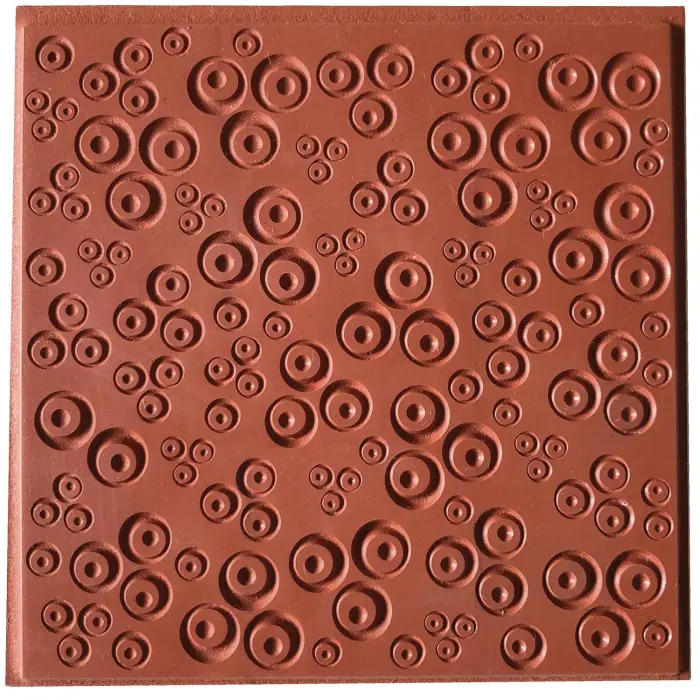 Cernit plaque de texture Clovers - Gris