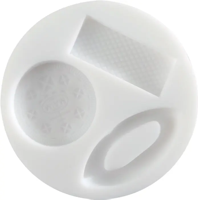 Cernit moule en silicone Biscuits - Blanc