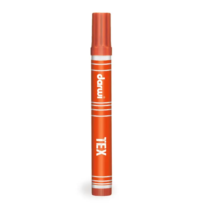DARWI Marqueur Peinture Textile Pointe Conique Fine 3mm - Orange