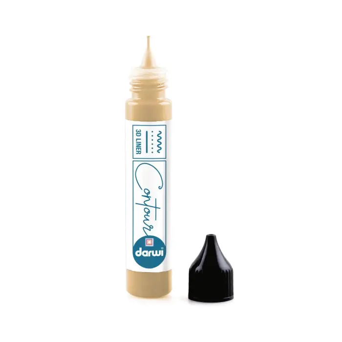 DARWI Contour 3D 30 ml Peinture sur Verre - Or