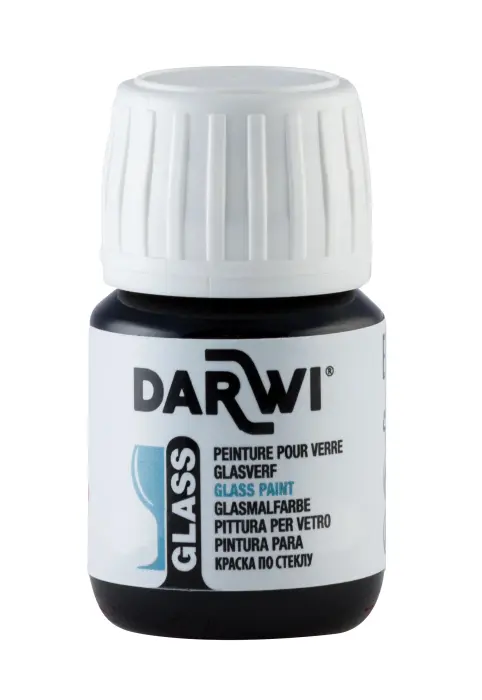 DARWI Flacon de 30 ml de Peinture sur Verre - Vert