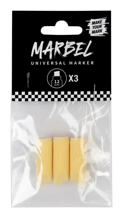MARBEL Pointes de remplacement marqueurs 12mm (3 pièces)