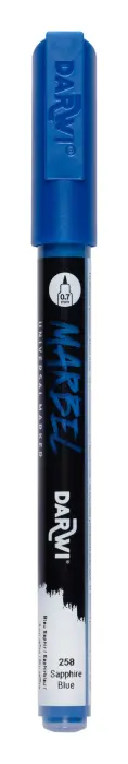 MARBEL Marqueur Universel Pointe Pointue Extra Fine 0,7mm - Bleu saphir