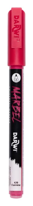 MARBEL Marqueur Universel Pointe Conique Fine 2mm - Carmin