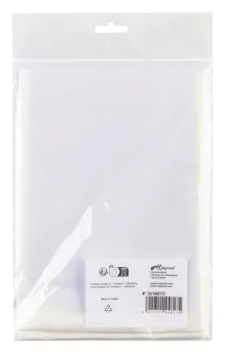 Echarpe Pongé 5 - Habutai 5 - 180x45cm - Blanc