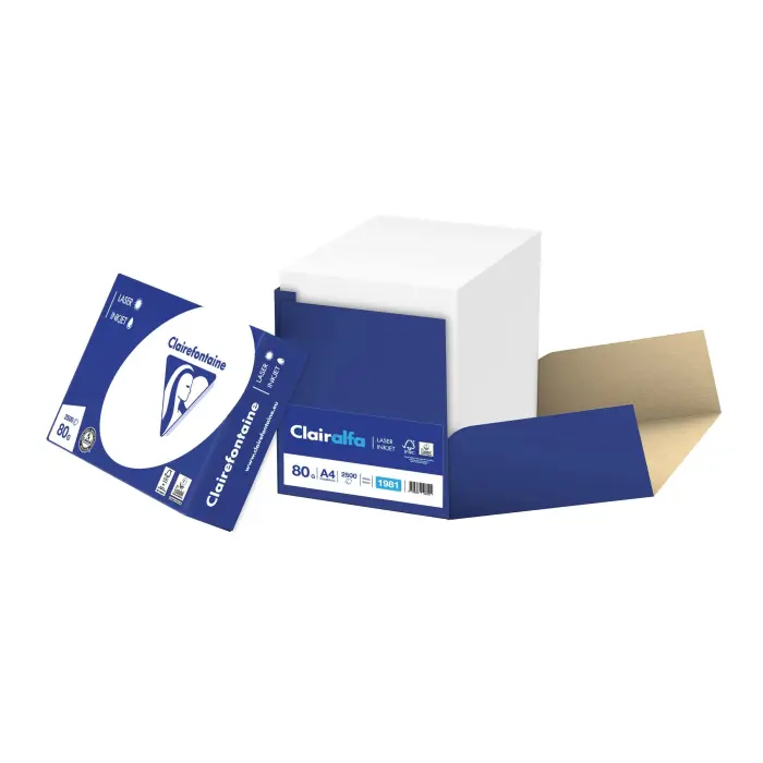 CLAIRALFA A4 80G PACK 2500F P48 - 170 CIE