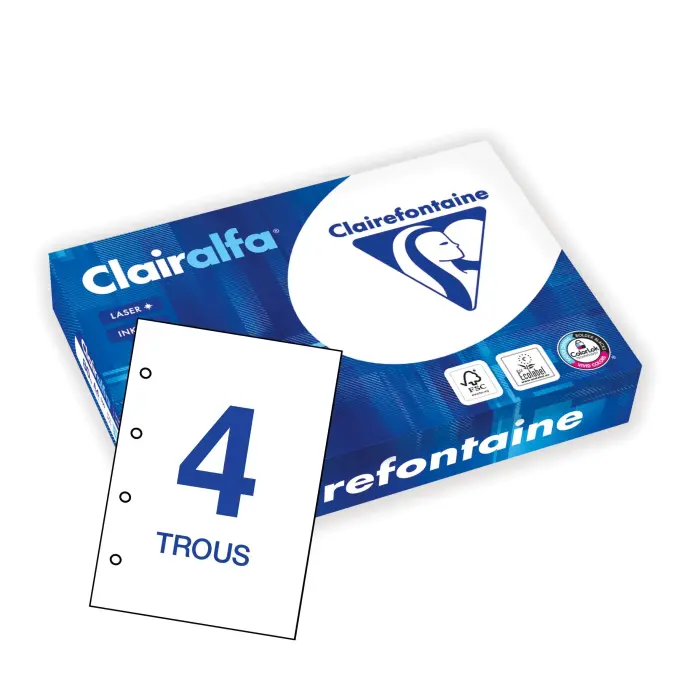 CLAIRALFA PERF4 A4 80G RAM 500F C.5 PAL.240 - 170 CIE