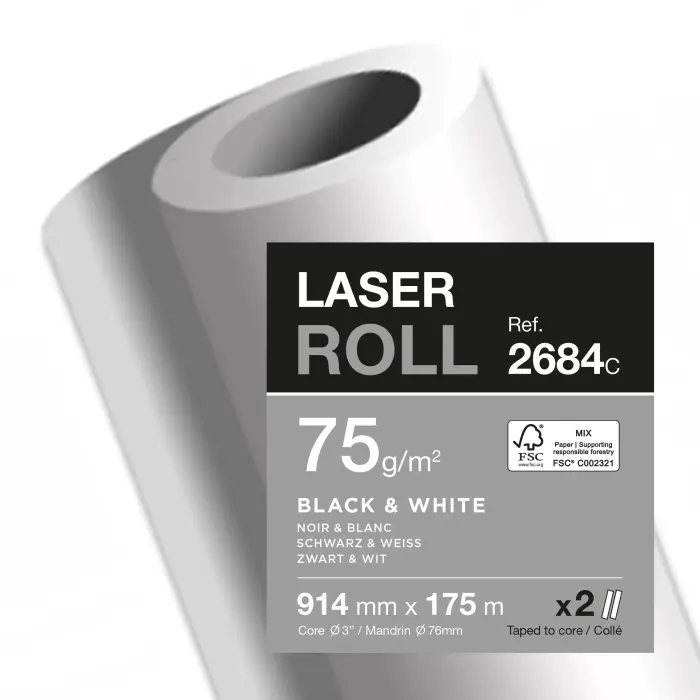 BBX LASER 75G LZ 914mm x 175m COLLEE - Bristol