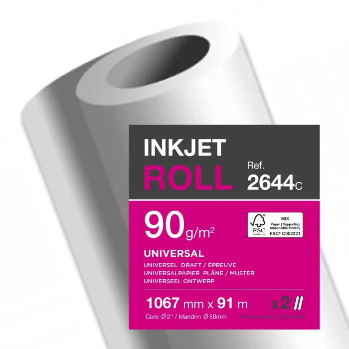 BBX CLAIRJET 400 90G LZ 1067 mm x 91m - CJ400 CIE170