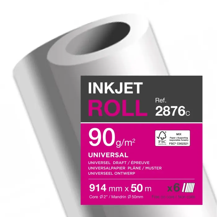 BBX CLAIRJET 400 90G LZ 914mm x 50m C.6 - CJ400 CIE170