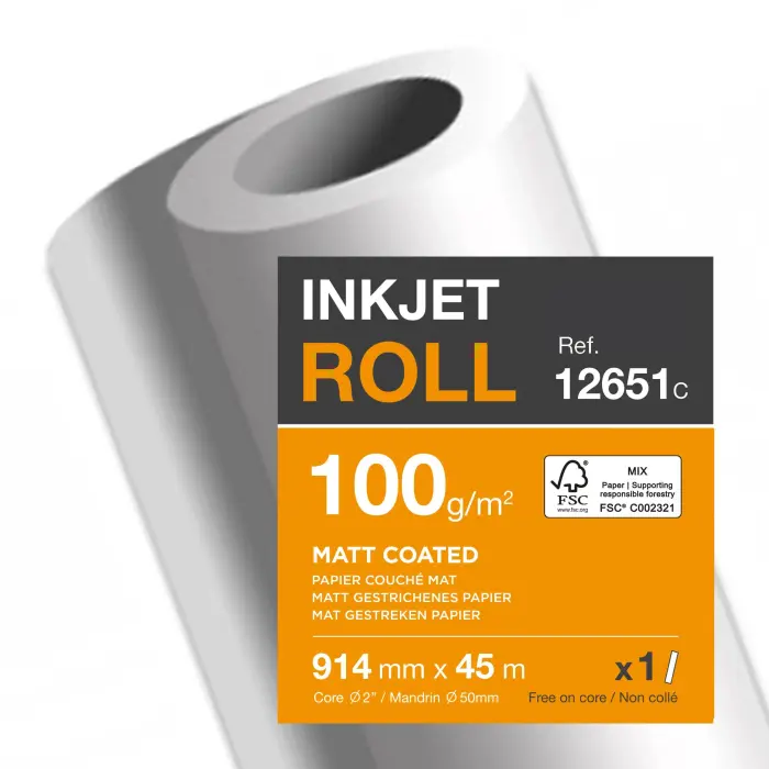 BBX COUCHE MAT 100G LZ 914mm x 45m