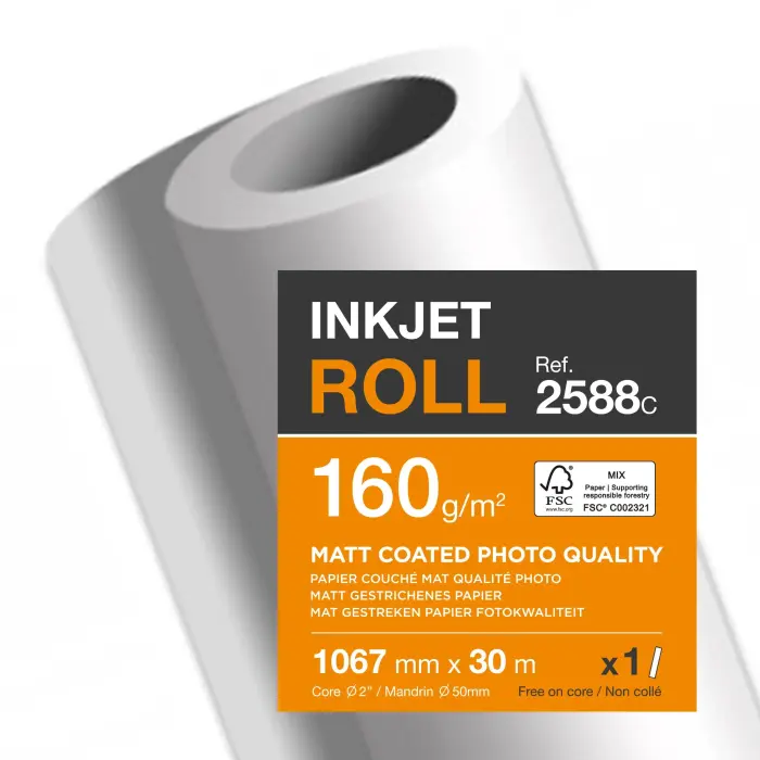 BBX COUCHE MAT 160G LZ 1067mm x 30m