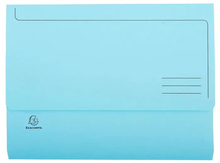 Paquet de 10 chemises poche SUPER 210 - 24x34cm - Couleurs assorties