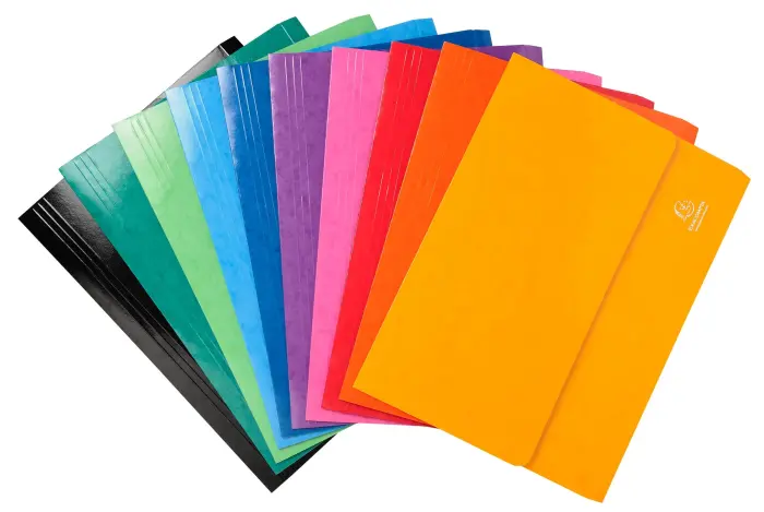 Chemise poche Iderama® 265g A4 - Couleurs assorties