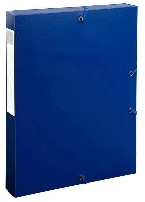 Boîte de classement polypropylène recyclé BeeBlue dos 40mm - A4 - Bleu marine