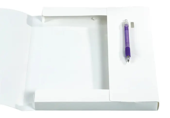 Boite de classement Dos 25mm polypropylène opaque 7/10e Krea Cover - A4 - Blanc