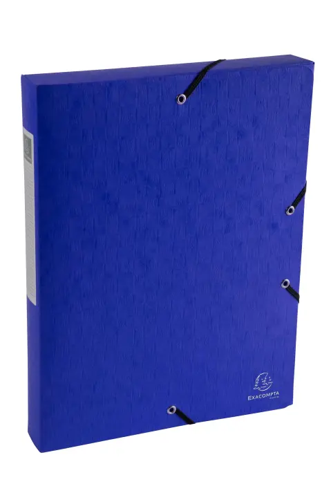 Boite de classement Exabox Dos 40mm Carte lustrée Scotten - A4 - Couleurs assorties