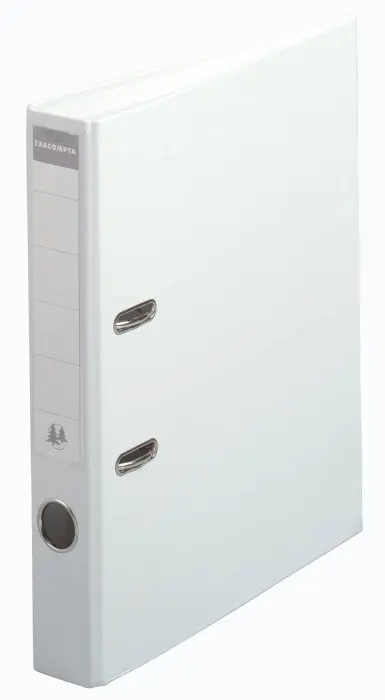 Classeur à levier export PVC A4 dos de 50mm. - Blanc