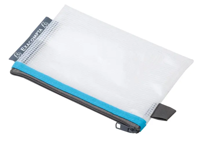 Pochette à fermeture éclair en plastique souple - Couleurs assorties