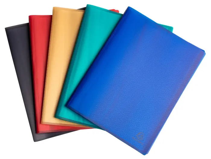 Protège-documents PP recyclé semi-rigide 40 vues Opak - Couleurs assorties