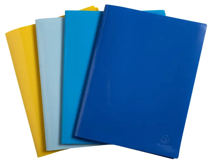 Protège-documents en PP recyclé semi-rigide BeeBlue 80 vues - A4 - Couleurs assorties