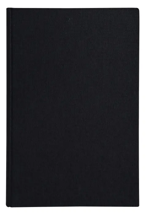 Registre 35x22,5cm 5x5 folioté 500 pages - Noir toilé