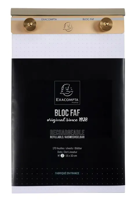 BLOC FAF COMPLET 16/10 N° 2 DOTS - Blanc