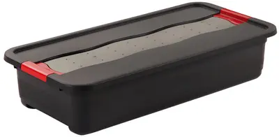 keeeper Boîte de rangement "eckhart", 33 L, graphite/rouge