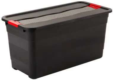 keeeper Boîte de rangement "eckhart", 83 L, graphite/rouge