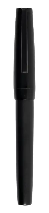 Stylo, en métal précieux noir mat, plume EF - Noir