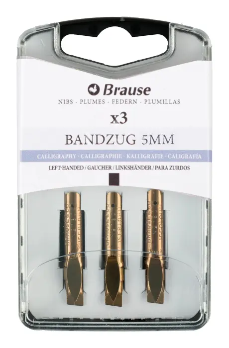 BOITE 3 PLUMES BANDZUG POUR GAUCHERS