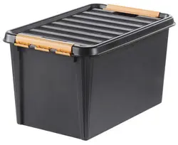 SmartStore Boîte de rangement PRO 49, 49 litres, noir