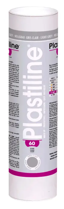 1 kg de plastiline dureté 60 - Gris clair