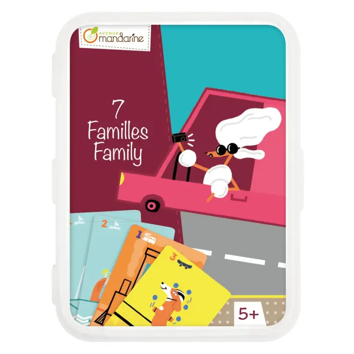 Jeux de cartes, Jeu des 7 familles - Multicolore
