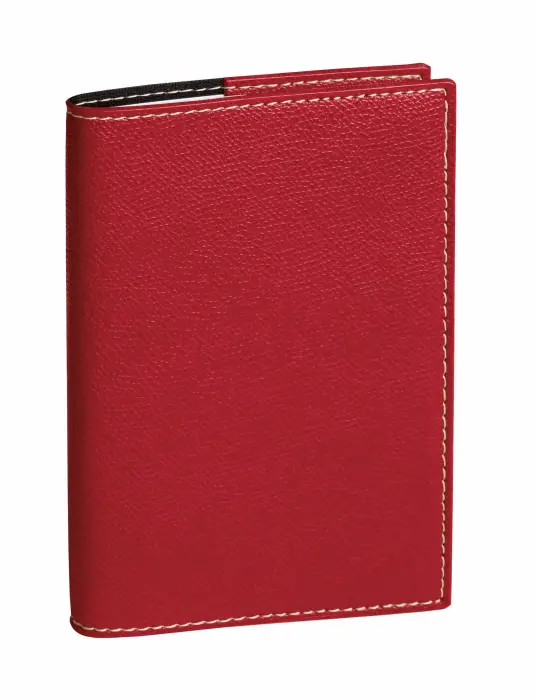 Quo Vadis - Agenda 16 mois - 2026-2027 - Planning SD - Semainier Planning - Français - Club - 16 mois de septembre à décembre - 18x24 cm - Papier Clairefontaine blanc - Rouge Cerise 1